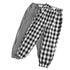 Girl's Plaid Casual Pants